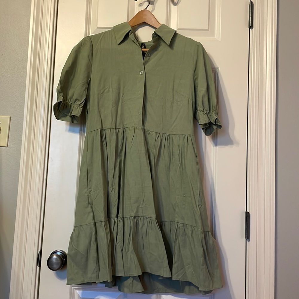 Amazon brand, NWT, green dress